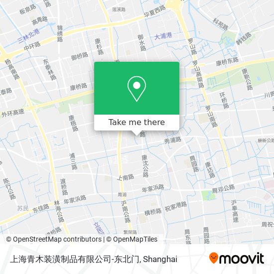 上海青木装潢制品有限公司-东北门 map