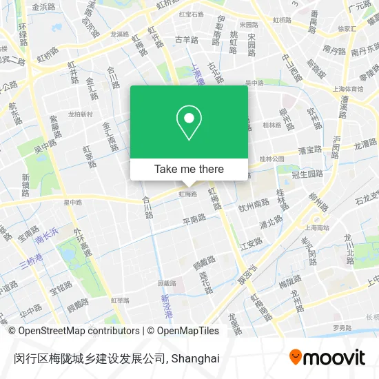 闵行区梅陇城乡建设发展公司 map