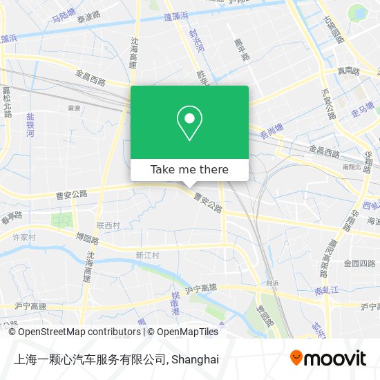 上海一颗心汽车服务有限公司 map