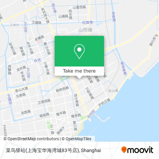 菜鸟驿站(上海宝华海湾城83号店) map