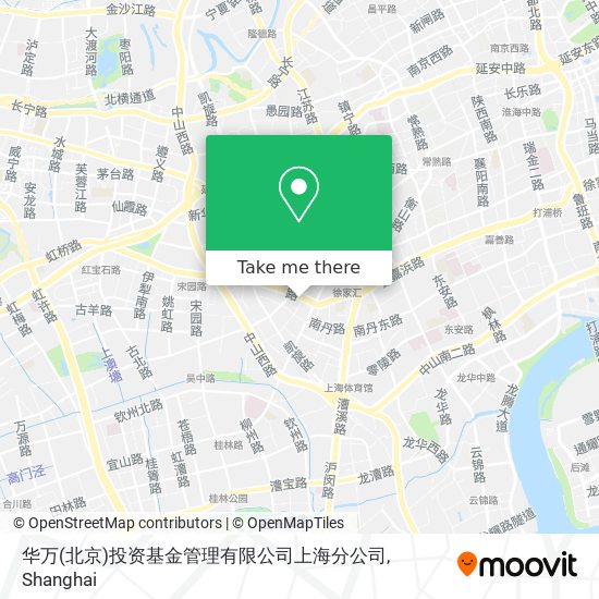 华万(北京)投资基金管理有限公司上海分公司 map