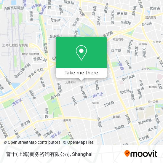 普千(上海)商务咨询有限公司 map