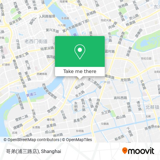 哥弟(浦三路店) map