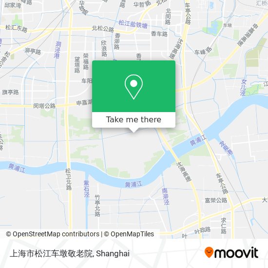 上海市松江车墩敬老院 map