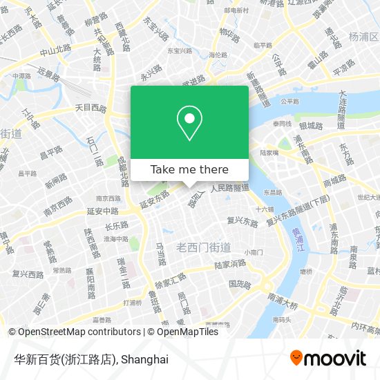 华新百货(浙江路店) map