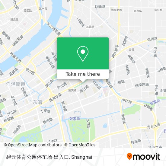 碧云体育公园停车场-出入口 map