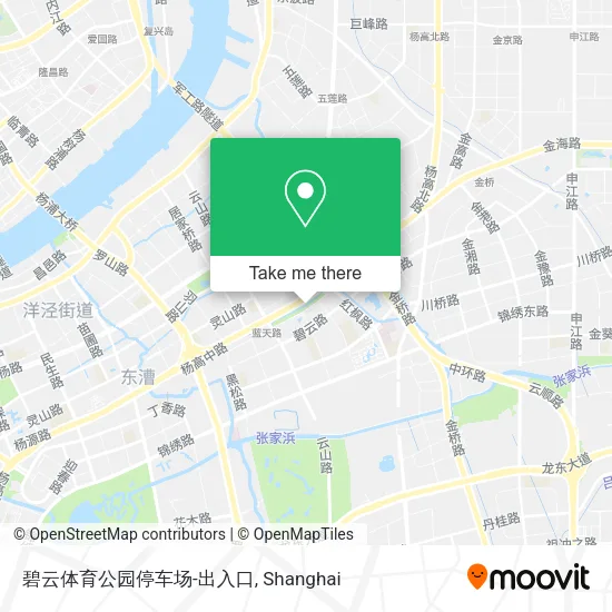 碧云体育公园停车场-出入口 map