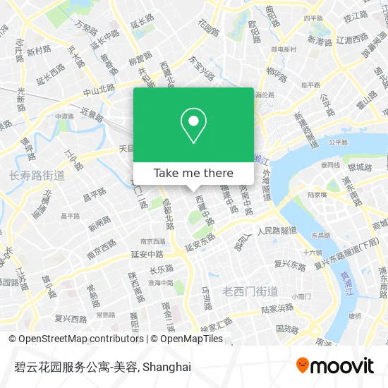 碧云花园服务公寓-美容 map