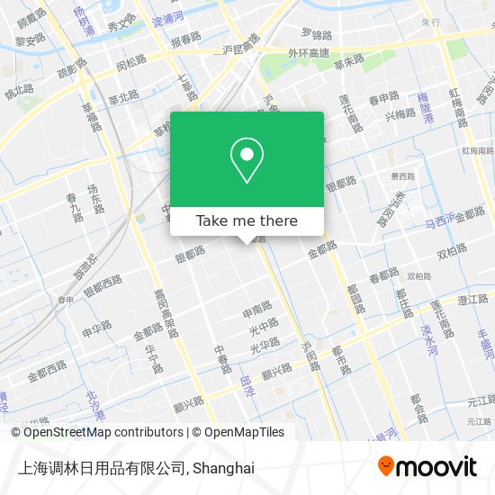 上海调林日用品有限公司 map