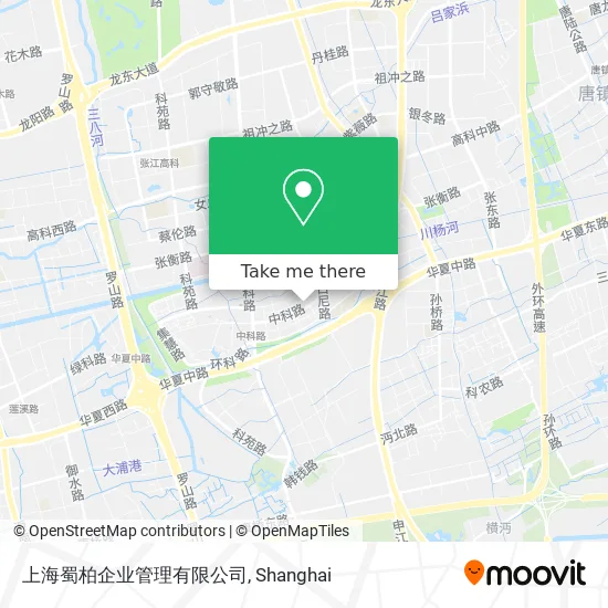 上海蜀柏企业管理有限公司 map