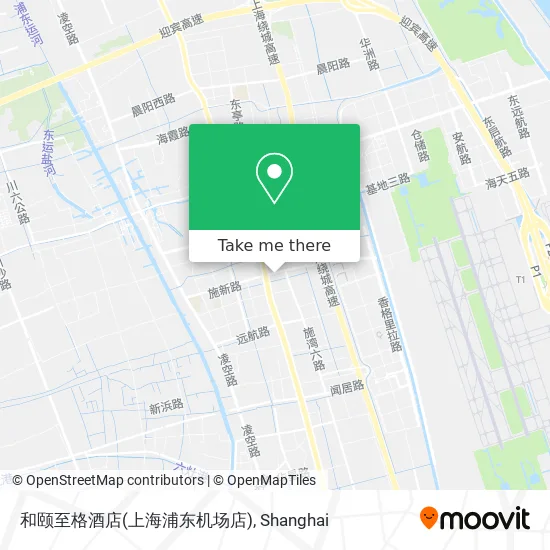 和颐至格酒店(上海浦东机场店) map