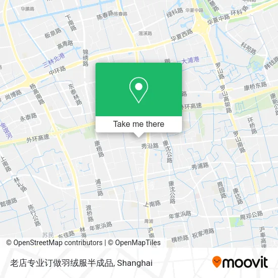 老店专业订做羽绒服半成品 map
