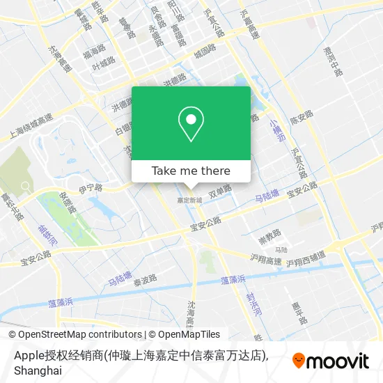 Apple授权经销商(仲璇上海嘉定中信泰富万达店) map