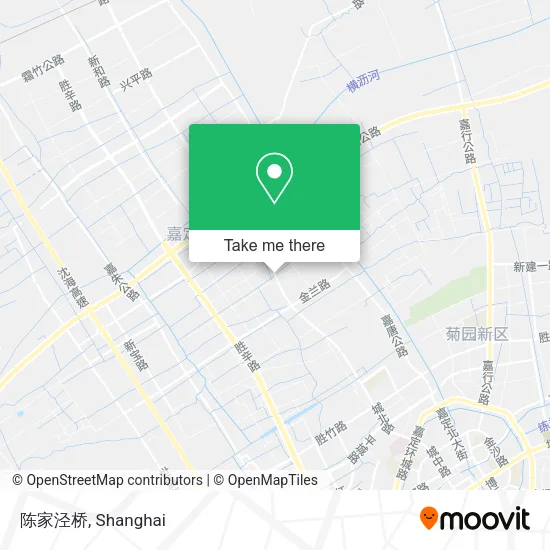 陈家泾桥 map