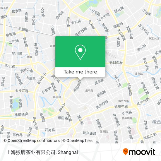 上海猴牌茶业有限公司 map