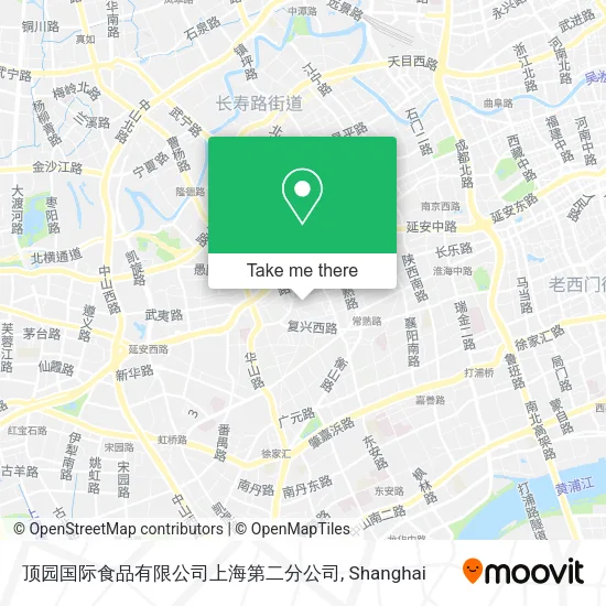 顶园国际食品有限公司上海第二分公司 map