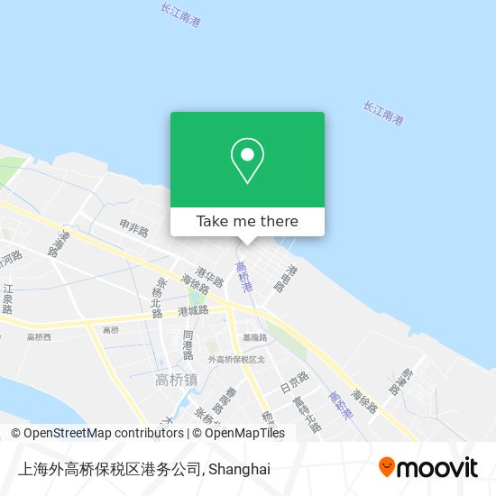 上海外高桥保税区港务公司 map