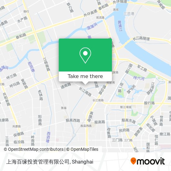 上海百缘投资管理有限公司 map