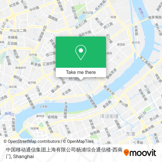 中国移动通信集团上海有限公司杨浦综合通信楼-西南门 map