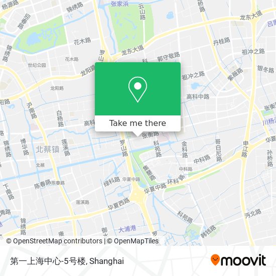 第一上海中心-5号楼 map