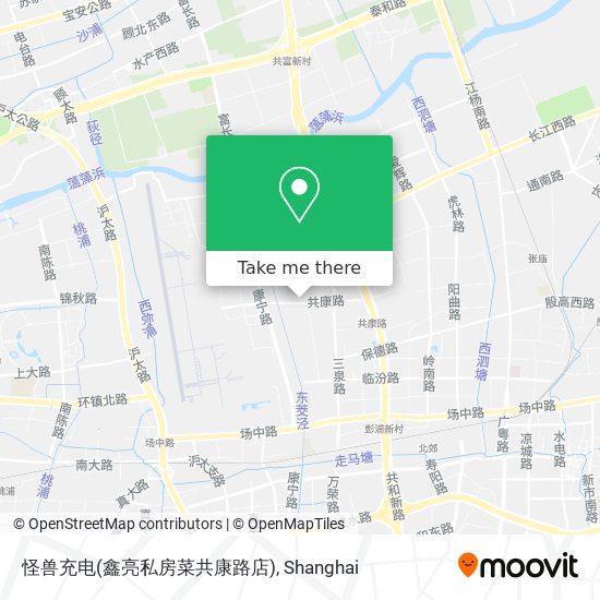 怪兽充电(鑫亮私房菜共康路店) map