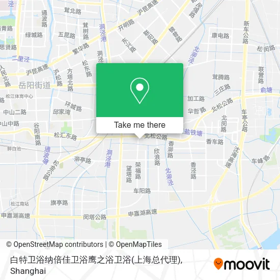白特卫浴纳倍佳卫浴鹰之浴卫浴(上海总代理) map