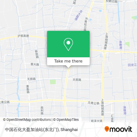 中国石化大盈加油站(东北门) map