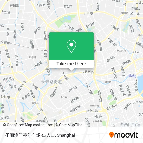 圣骊澳门苑停车场-出入口 map