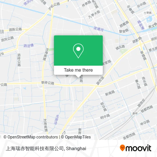 上海瑞赤智能科技有限公司 map