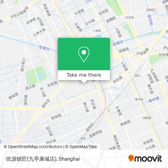 统源锁匠(九亭康城店) map