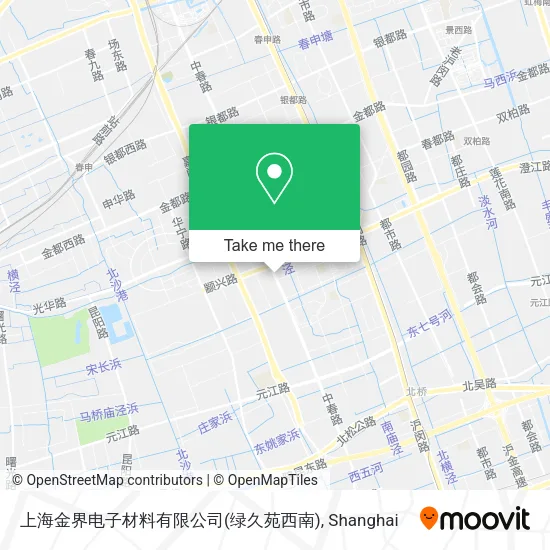 上海金界电子材料有限公司(绿久苑西南) map