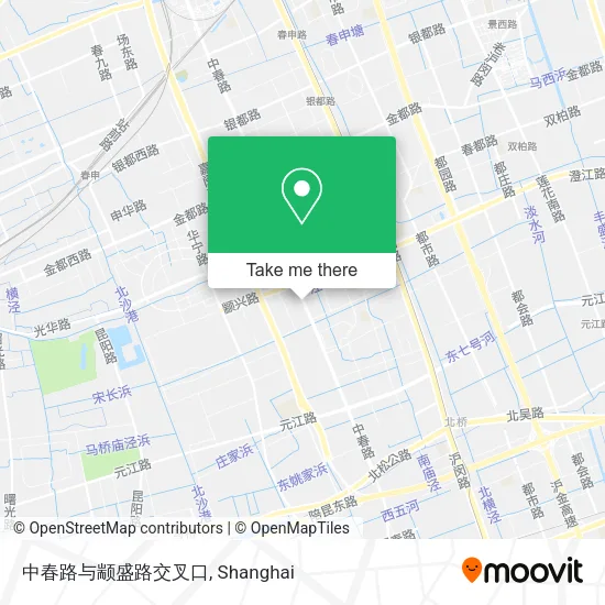 中春路与颛盛路交叉口 map