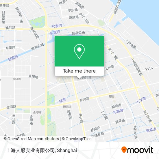 上海人服实业有限公司 map