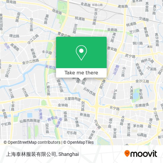 上海泰林服装有限公司 map