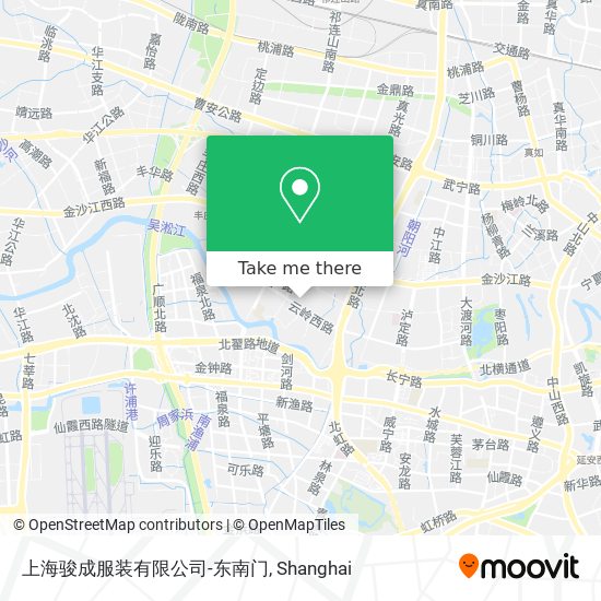 上海骏成服装有限公司-东南门 map