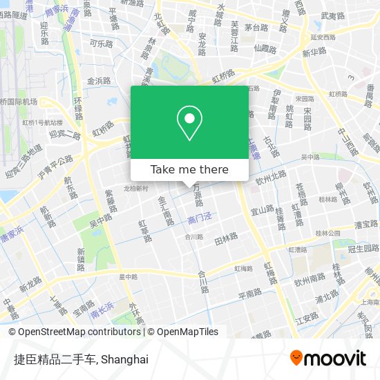 捷臣精品二手车 map