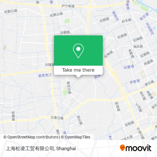 上海松凌工贸有限公司 map