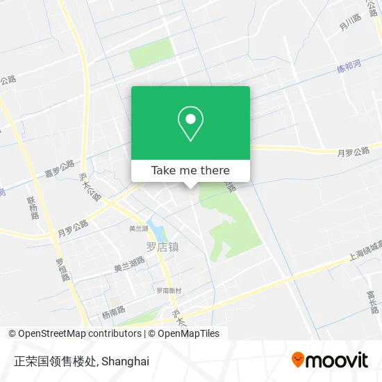 正荣国领售楼处 map