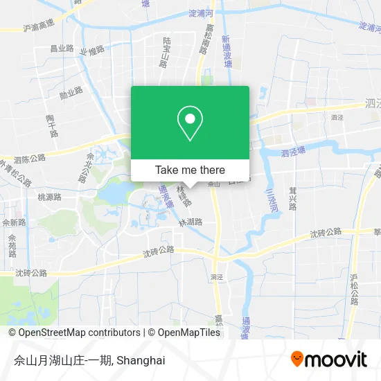 佘山月湖山庄-一期 map