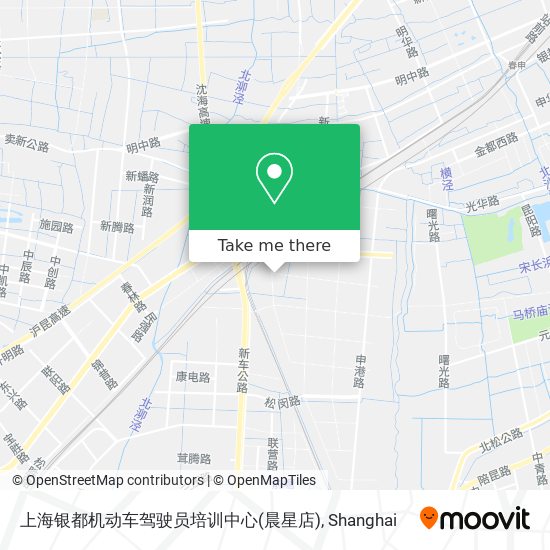 上海银都机动车驾驶员培训中心(晨星店) map