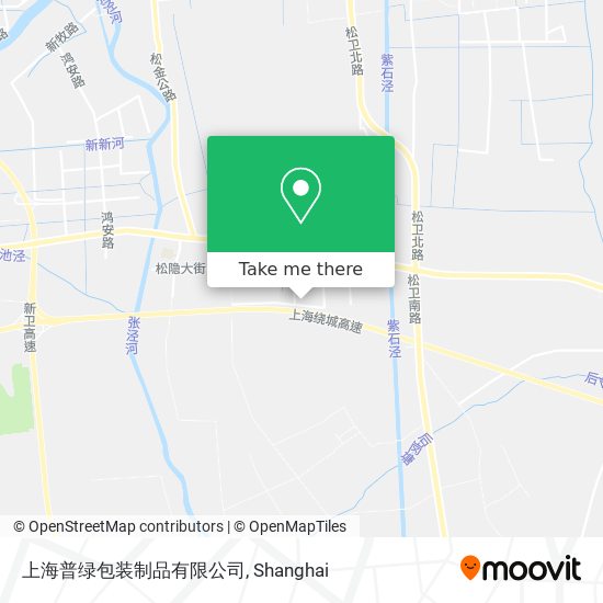 上海普绿包装制品有限公司 map