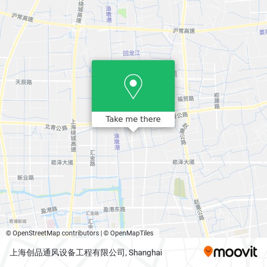 上海创品通风设备工程有限公司 map