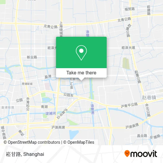 崧甘路 map