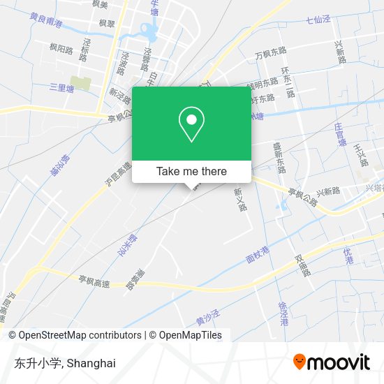 东升小学 map