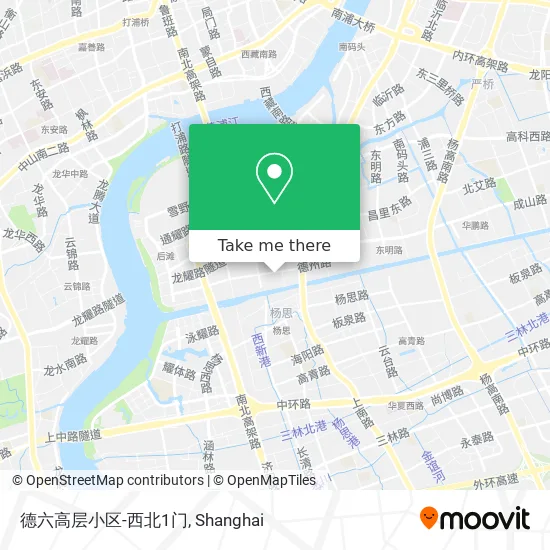 德六高层小区-西北1门 map