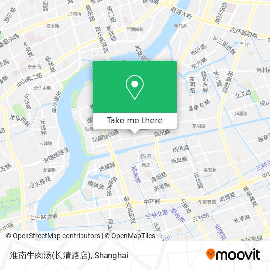 淮南牛肉汤(长清路店) map