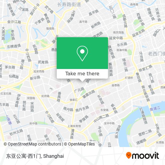 东亚公寓-西1门 map
