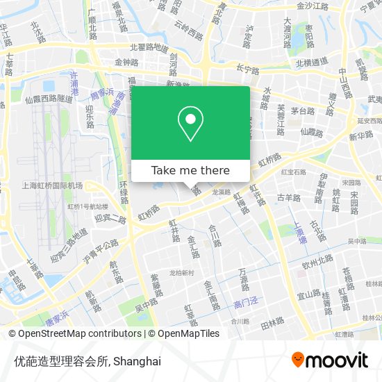 优葩造型理容会所 map