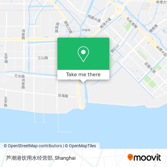 芦潮港饮用水经营部 map