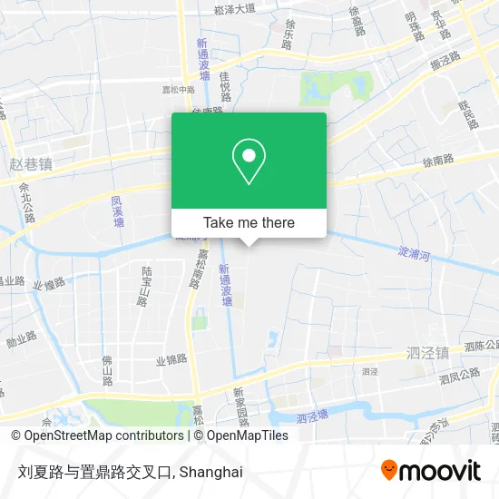 刘夏路与置鼎路交叉口 map
